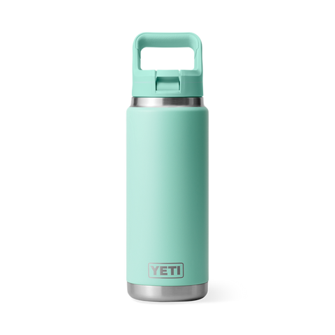 Yeti Rambler 26oz Bottle With Straw Cap - Seafoam