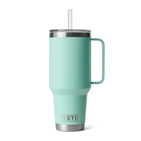 Yeti Rambler 42oz Mug w/ Straw Cap - Seafoam