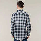 Hard Yakka Full Button Checked Shirt Smoke