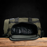 Rugged Xtreme Green Canvas Duffle Bag - Small