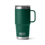 Yeti Rambler 20oz Travel Mug w/ Stronghold Lid - Black Forest Green
