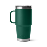 Yeti Rambler 20oz Travel Mug w/ Stronghold Lid - Black Forest Green