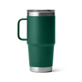 Yeti Rambler 20oz Travel Mug w/ Stronghold Lid - Black Forest Green