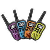 Uniden 80 Channel UHF CB Handheld Radio (Walkie-Talkie) with Kid Zone 4 Colour Pack