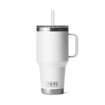 Yeti Rambler 35oz Mug w/ Straw Cap - White