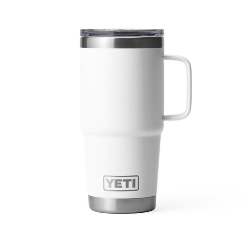 Yeti Rambler 20oz Travel Mug w/ Stronghold Lid - White