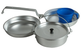 Wildtrak Hiker 1P Essential Mess Kit Aluminium 4 piece Set