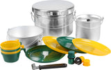 Wildtrak 4 Person - 16 Piece Aluminium Mess Kit, Lightweight and Compact