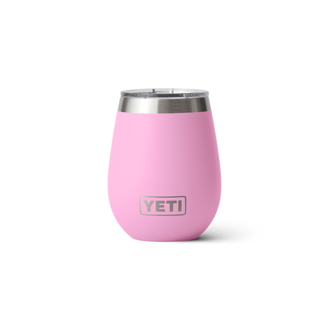 Yeti Wine Tumbler 10oz with Mag Slider Lid Power Pink