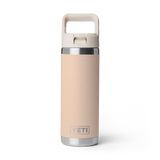 Yeti 18oz Rambler with Straw Cap - Tahini (532ml)