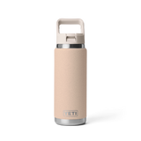 Yeti Rambler 26oz Bottle With Straw Cap -Tahini
