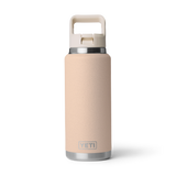 Yeti 36oz Rambler Bottle with Straw Cap - Tahini (1L)
