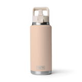 Yeti 36oz Rambler Bottle with Straw Cap - Tahini (1L)