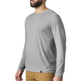 Yeti Crew Neck Sun Shirt Grey