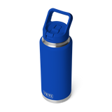 Yeti 36oz Rambler Bottle with Straw Cap - Royal Blue (1L)
