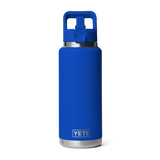 Yeti 36oz Rambler Bottle with Straw Cap - Royal Blue (1L)