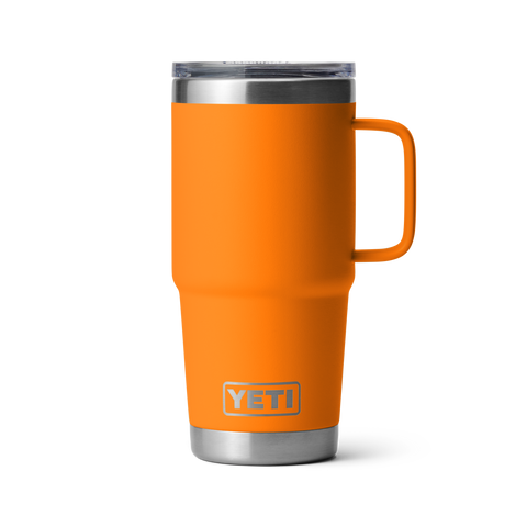 Yeti Rambler 20oz Travel Mug King Crab Orange with Stronghold Lid