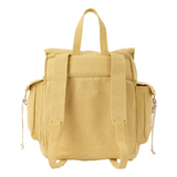 Acom Cotton Canvas Webbing Rucksack Khaki BG061