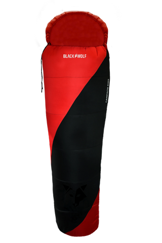 Blackwolf Campsite Summer Sleeping Bag Junior +5 Deg Red