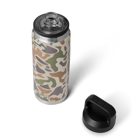 Yeti Rambler 26oz Chug Cap Bottle Tan Camo