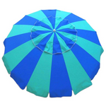 Beachkit Carnivale Beach Umbrella Royal/Turq