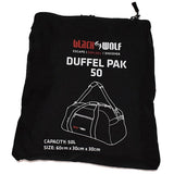 Blackwolf Duffle Pack 50L Jet Black
