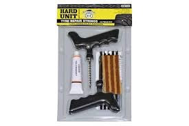 Hard Unit Tyre Repair & String Set 12 Piece