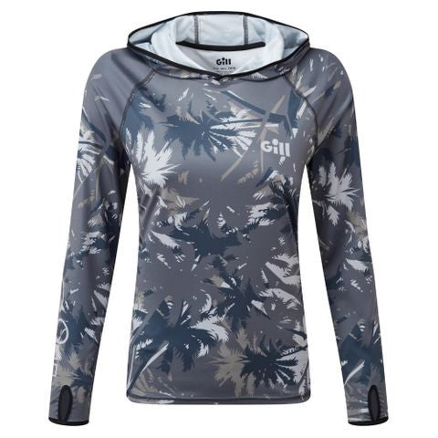 GILL Womens Xpel Hoodie Palm Camo