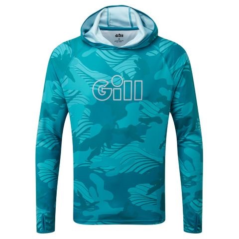 GILL Mens Xpel Hoodie Pool Camo