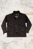 Burke & Wills Mens Oilskin River Jacket Brown