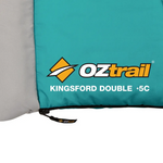 OZtrail Kingsford Double Sleeping Bag +5C