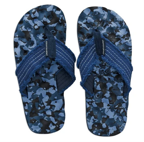 Kokoda Nobby Thongs Blue Camo