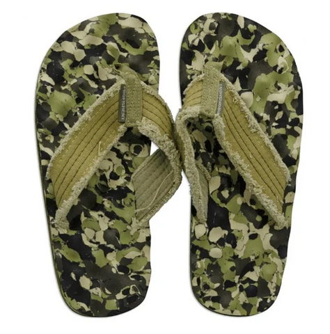 Kokoda Nobby Thong Green Camo