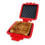 Road Chef Mico Dingker Microwavable Sandwich Toastie Press - Red