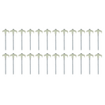 Oztrail Screw In Tent Peg Set 25 Piece Glow in the dark