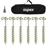 Supex Screw In Sand Pegs 8pk