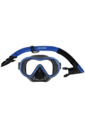 Mirage Phantom Silicon Mask & Snorkel Blue