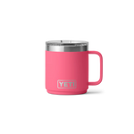 Yeti Rambler 10oz (296ml) Stackable Mug with Duraslip Ceramic Lining -Tropical Pink
