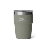 Yeti Rambler 16oz Stackable Cup Pampa Green