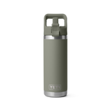 Yeti Rambler 18oz Straw Bottle Pampa Green