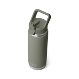 Yeti Rambler 26oz Bottle With Straw Cap -Pampa Green