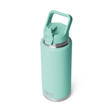 Yeti 36oz Rambler Bottle with Straw Cap - Seafoam (1L)