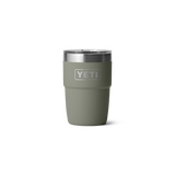 Yeti 8oz Rambler Stackable Cup with Duraslip Ceramic Lining -Pampa Green