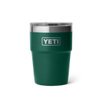Yeti Rambler 16oz Stackable Cup - Black Forest Green