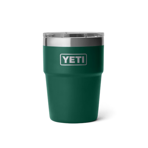 Yeti Rambler 16oz Stackable Cup - Black Forest Green