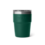 Yeti Rambler 16oz Stackable Cup - Black Forest Green