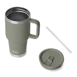 YETI Rambler R30oz Travel Straw Mug Pampa Green