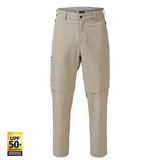 Shimano Mens Zip Off Pants Oatmeal