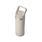 Yeti 18oz Rambler with Straw Cap - Cape Taupe (532ml)