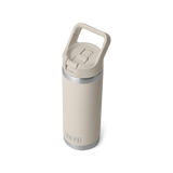 Yeti 18oz Rambler with Straw Cap - Cape Taupe (532ml)